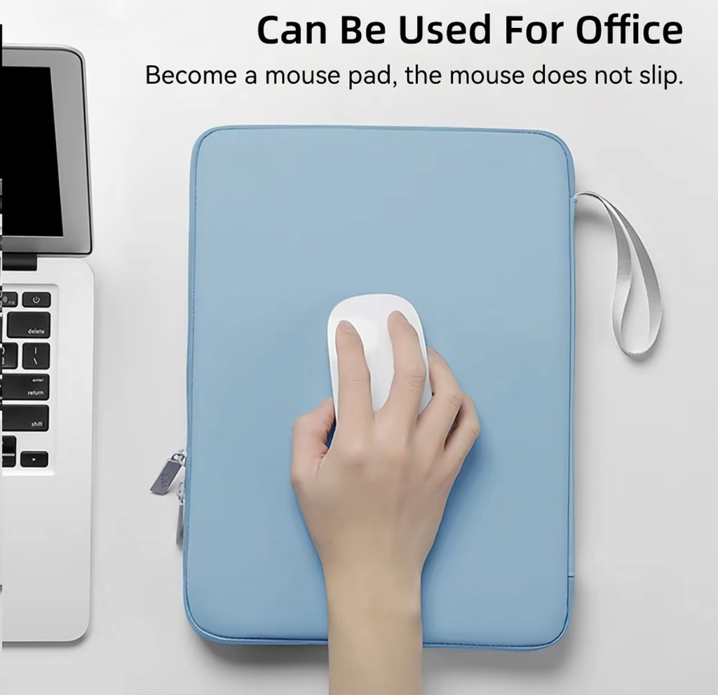 Tablet Sleeve for iPad/Huawei/Xiaomi/Lenovo (7.9-14") Shock proof and Multi-Pocket water resistant PU Leather case